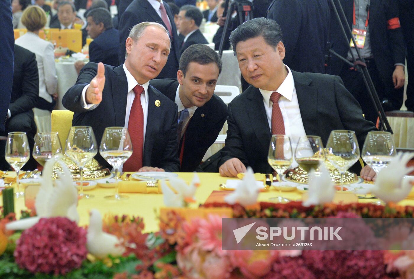 Russian President Vladimir Putin's visit to China. Day Two