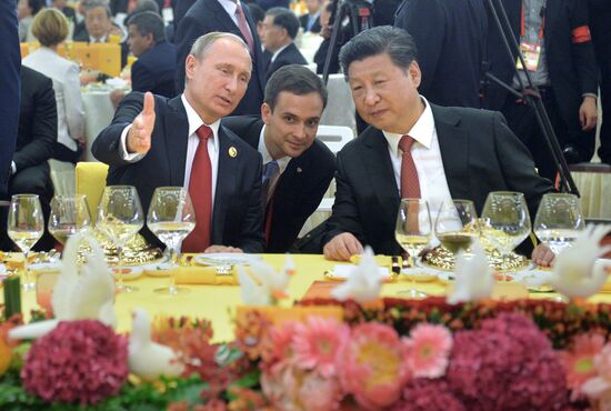 Russian President Vladimir Putin's visit to China. Day Two