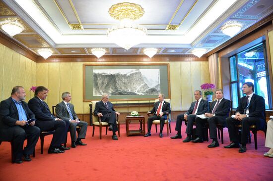 Russian President Vladimir Putin's visit to China. Day Two