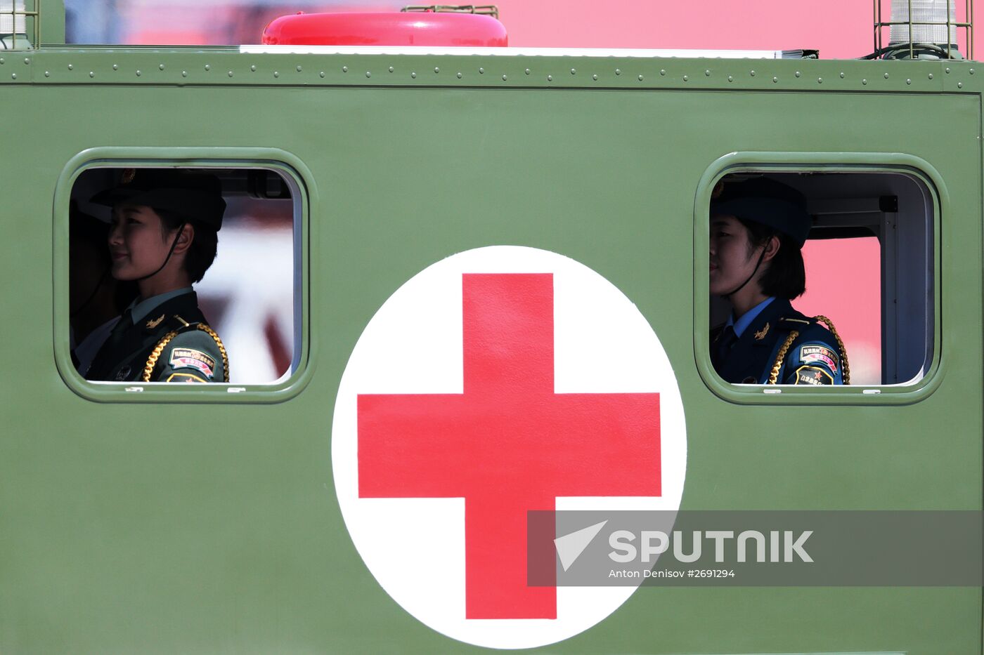 Military parade in Beijing to mark the end of WWII