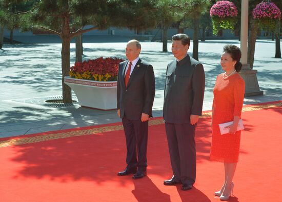 Russian President Vladimir Putin's visit to China. Day Two