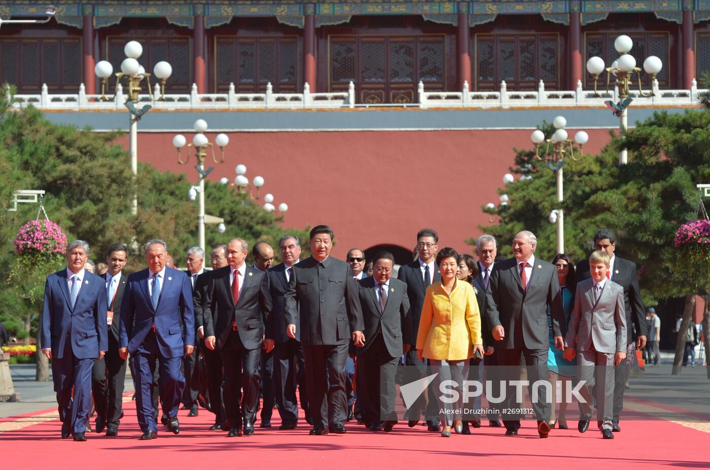 Russian President Vladimir Putin's visit to China. Day Two