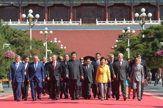 Russian President Vladimir Putin's visit to China. Day Two