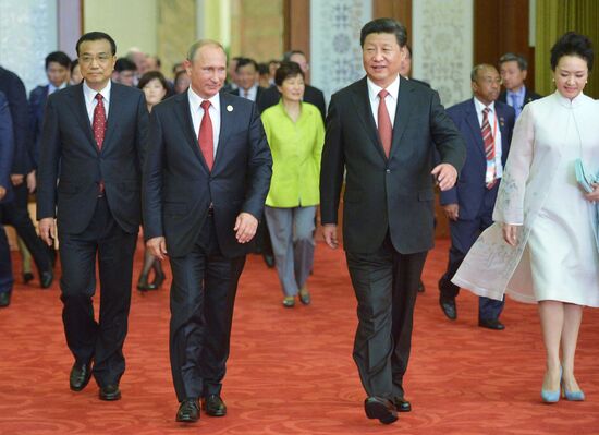Russian President Vladimir Putin's visit to China. Day Two