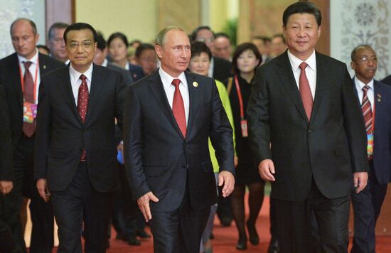 Russian President Vladimir Putin's visit to China. Day Two