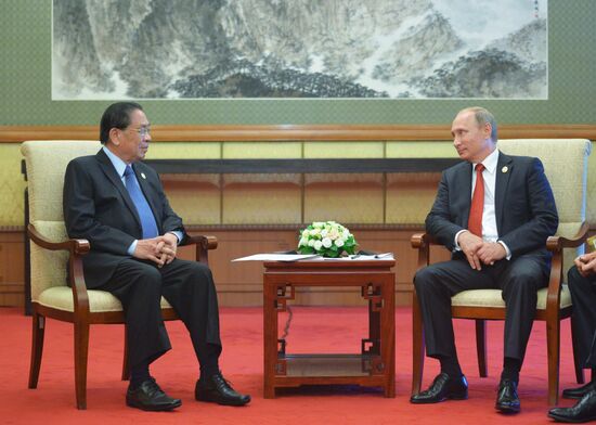 Russian President Vladimir Putin's visit to China. Day Two