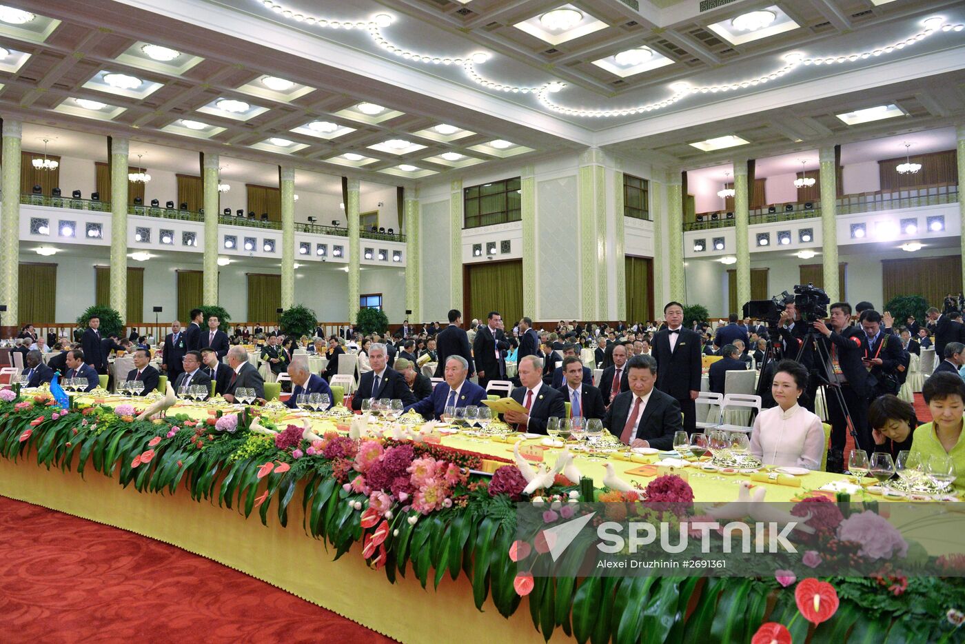 Russian President Vladimir Putin's visit to China. Day Two