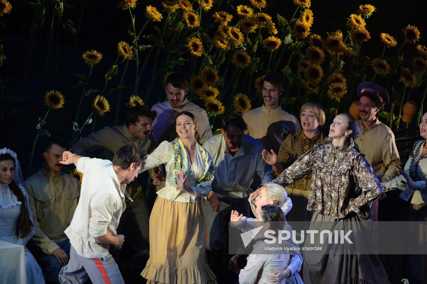 "And Quiet Flows the Don" play staged by Gorky Rostov Academic Drama Theater