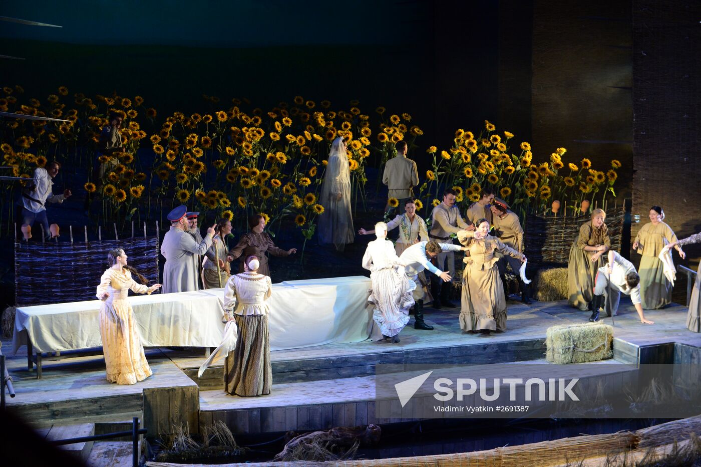 "And Quiet Flows the Don" play staged by Gorky Rostov Academic Drama Theater