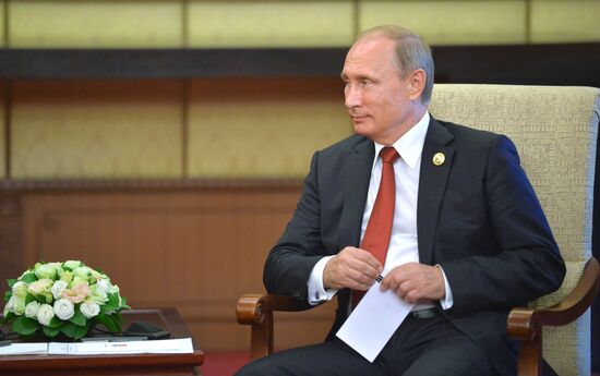 Russian President Vladimir Putin's visit to China. Day Two