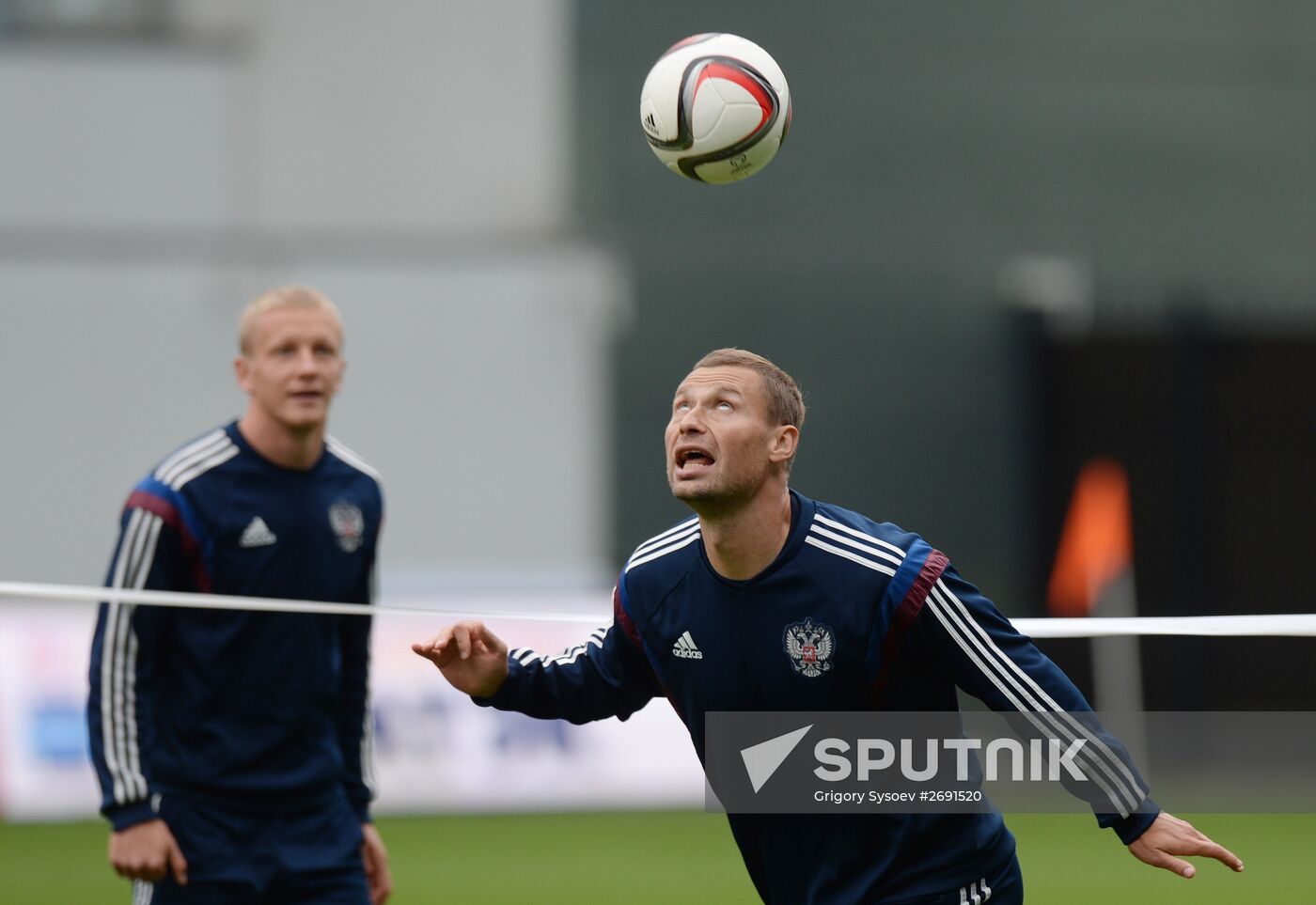 Russian national football team's training session