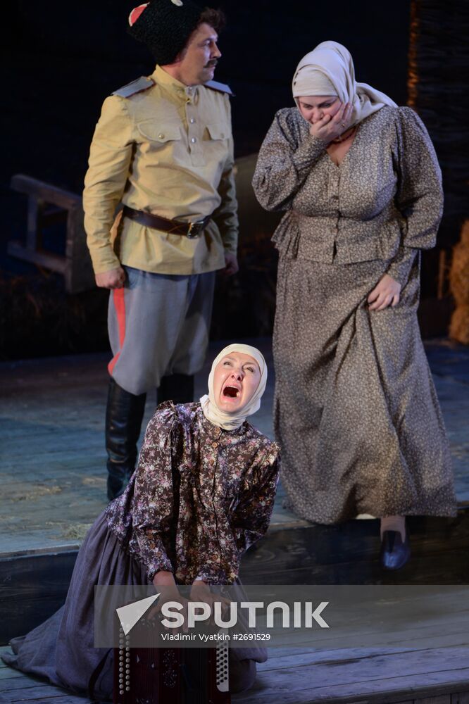 "And Quiet Flows the Don" play staged by Gorky Rostov Academic Drama Theater