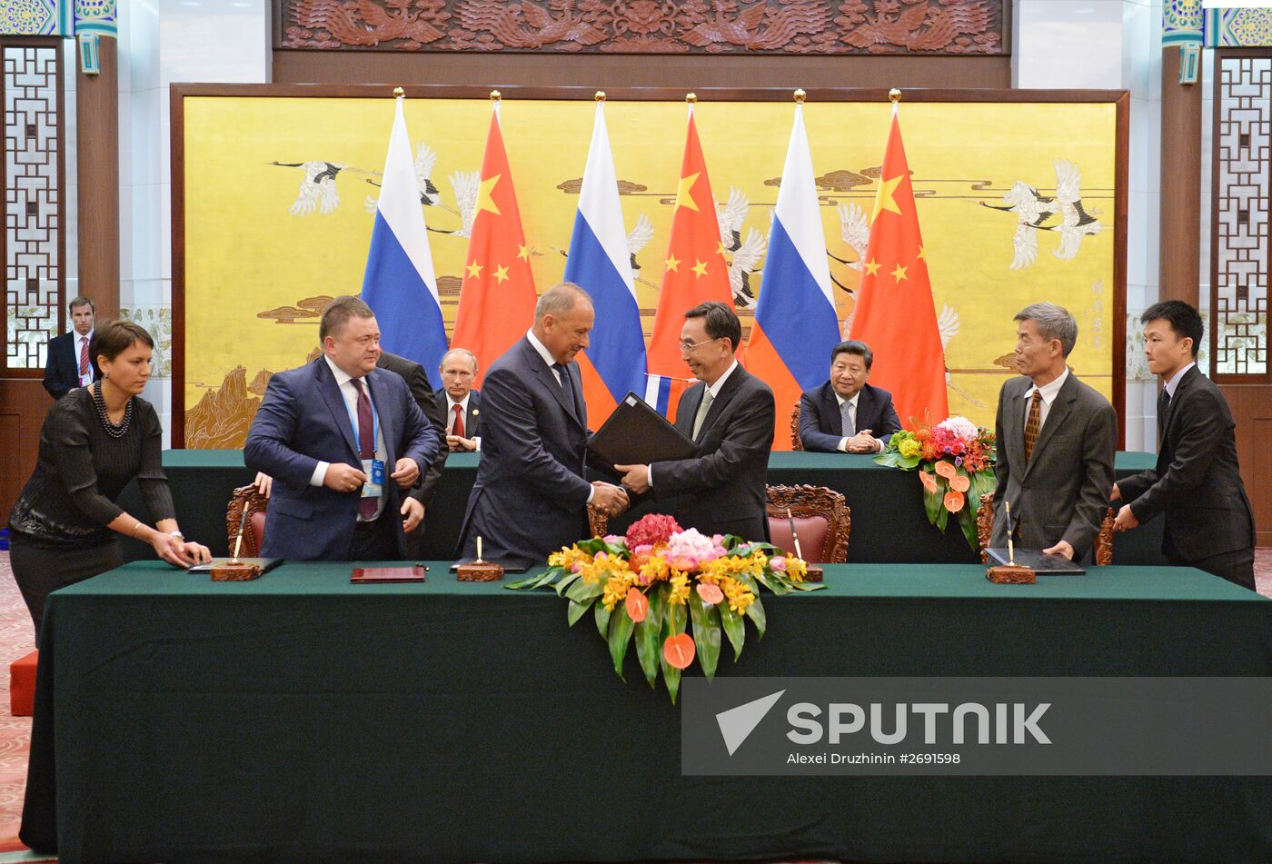 Russian President Vladimir Putin's visit to China. Day Two