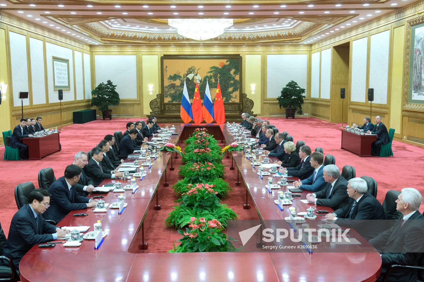 Russian President Vladimir Putin's visit to China. Day Two