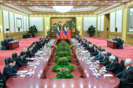 Russian President Vladimir Putin's visit to China. Day Two