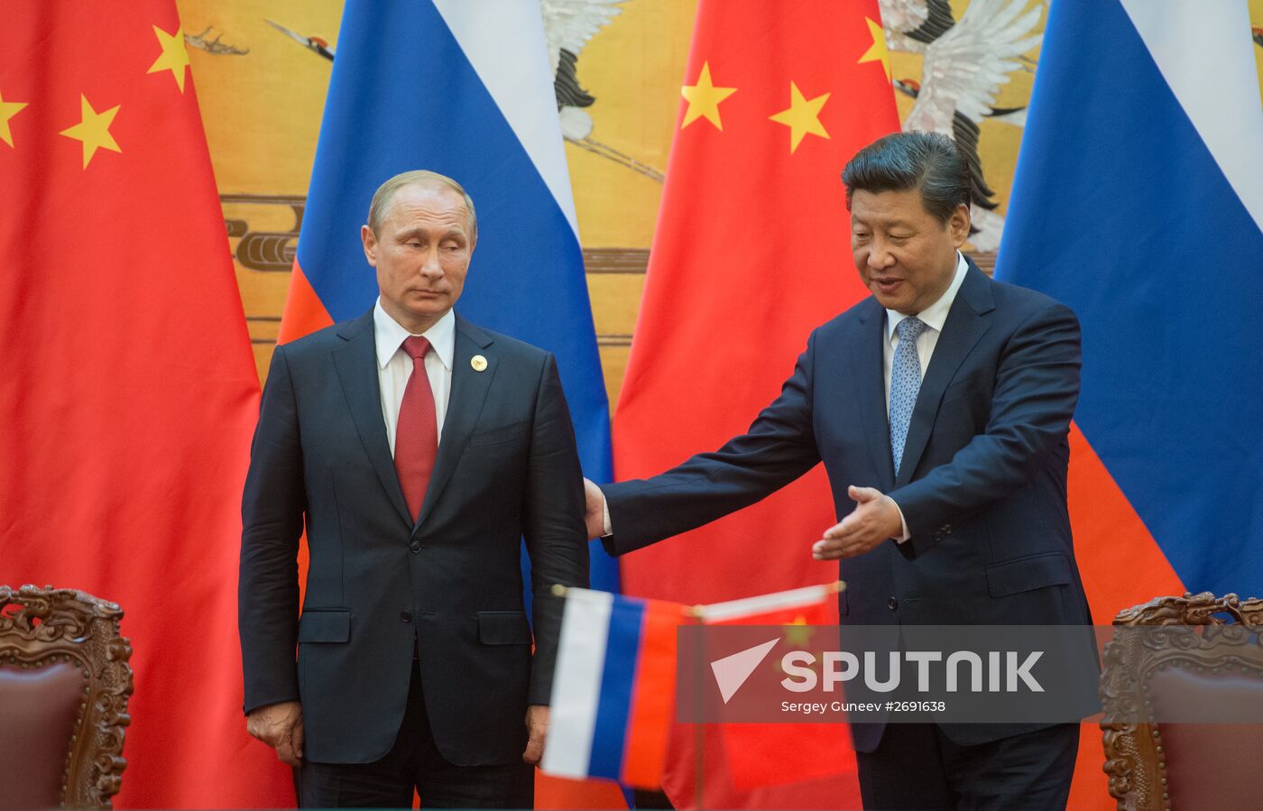 Russian President Vladimir Putin's visit to China. Day Two