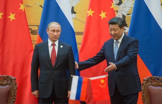 Russian President Vladimir Putin's visit to China. Day Two