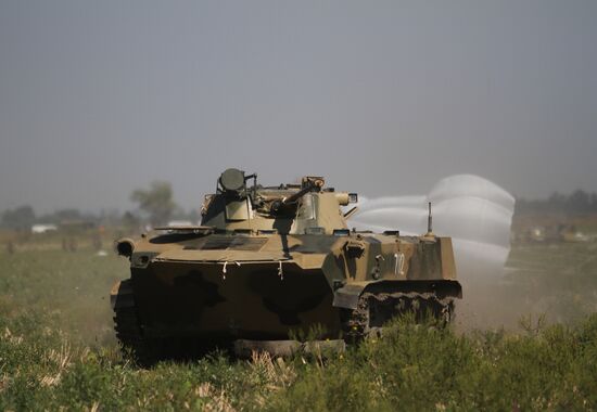 Paratroopers from Serbia, Russia, Belarus hold drill in Krasnodar region
