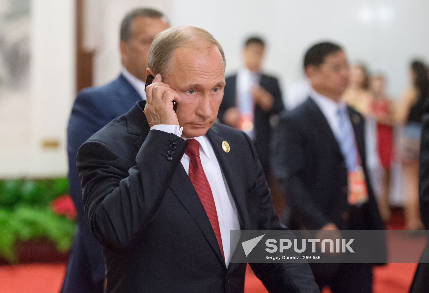 Russian President Vladimir Putin's visit to China. Day Two