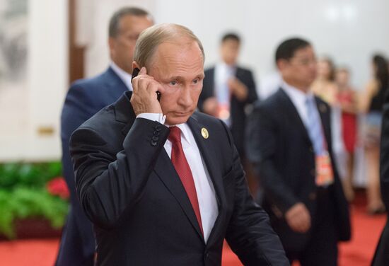 Russian President Vladimir Putin's visit to China. Day Two