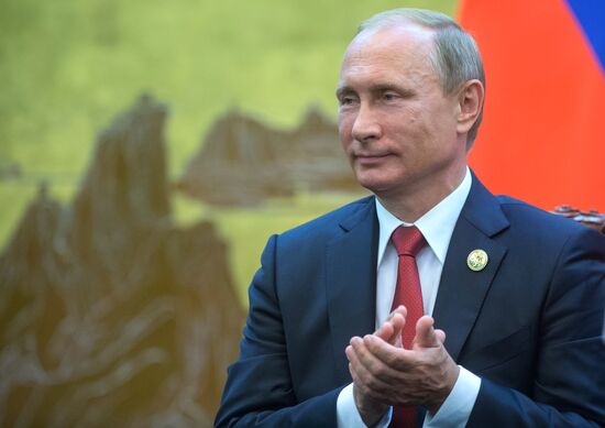 Russian President Vladimir Putin's visit to China. Day Two