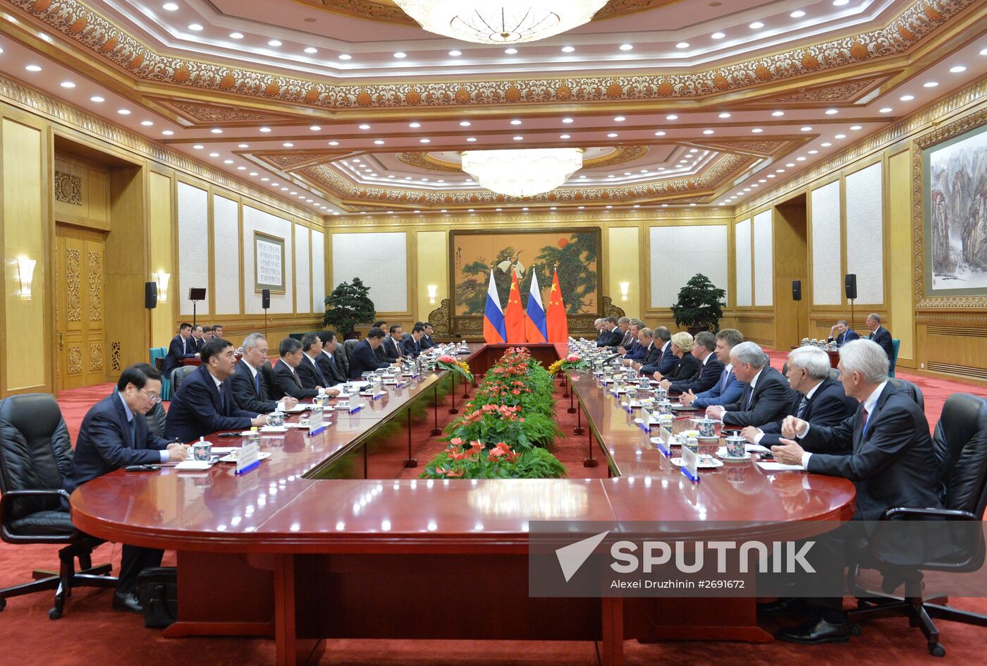 Russian President Vladimir Putin's visit to China. Day Two