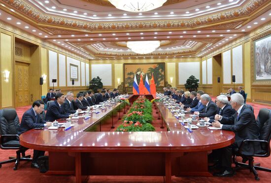 Russian President Vladimir Putin's visit to China. Day Two