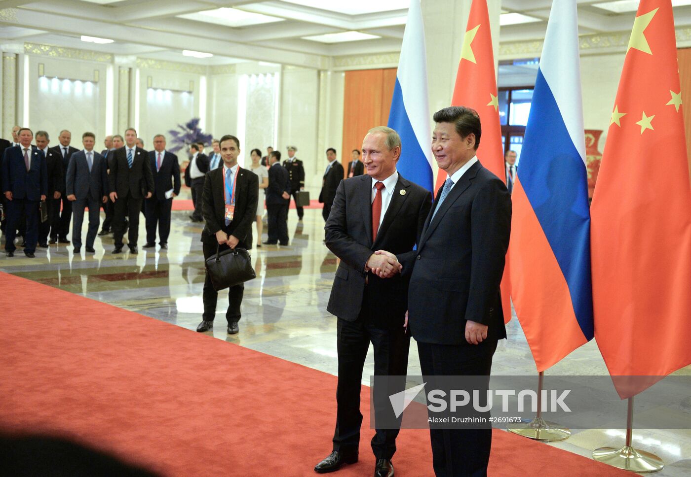 Russian President Vladimir Putin's visit to China. Day Two