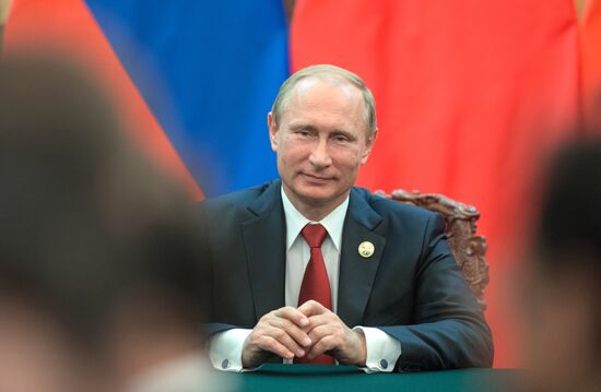 Russian President Vladimir Putin's visit to China. Day Two