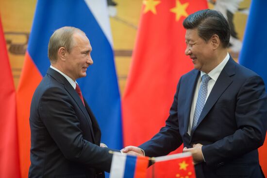 Russian President Vladimir Putin's visit to China. Day Two