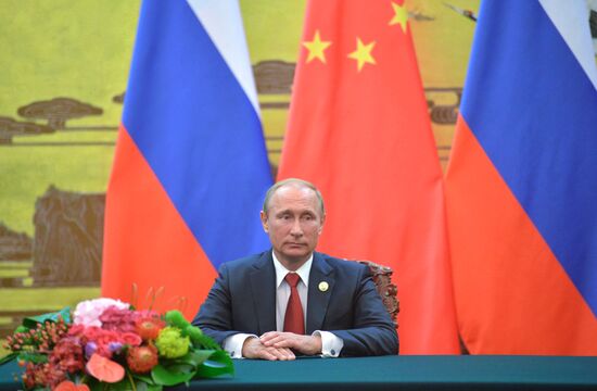 Russian President Vladimir Putin's visit to China. Day Two