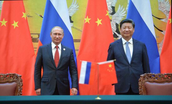 Russian President Vladimir Putin's visit to China. Day Two