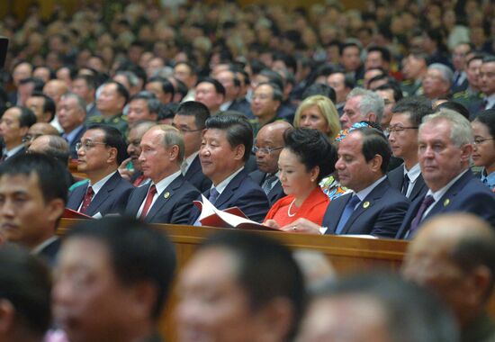 Russian President Vladimir Putin's visit to China. Day Two