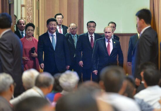 Russian President Vladimir Putin's visit to China. Day Two