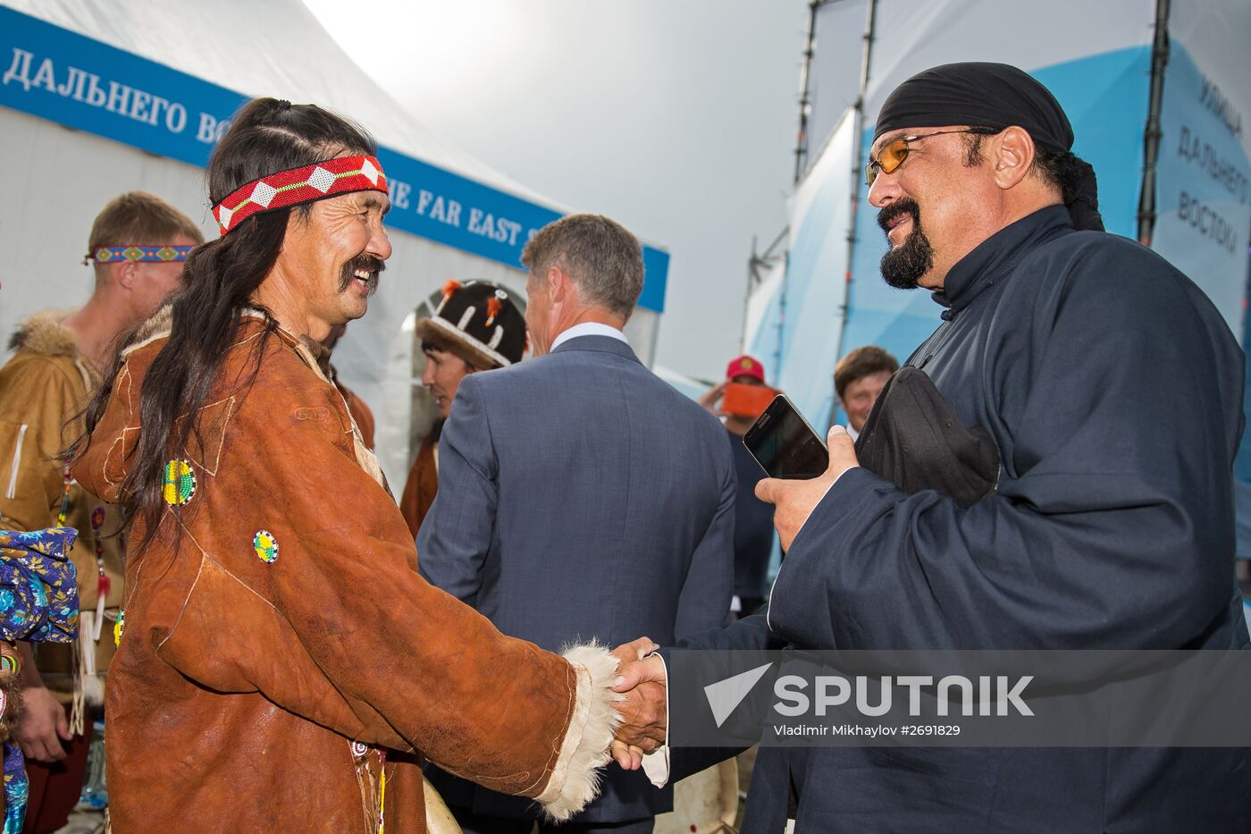 Steven Seagal at Eastern Economic Forum