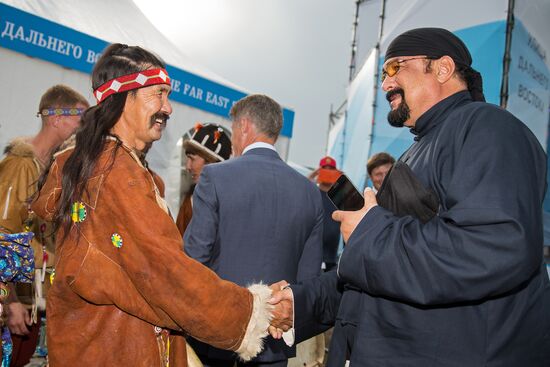 Steven Seagal at Eastern Economic Forum