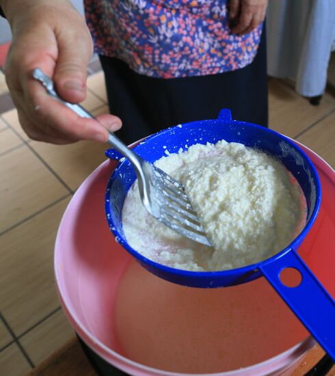 Making cheese in a nunnery in the Kaliningrad Region