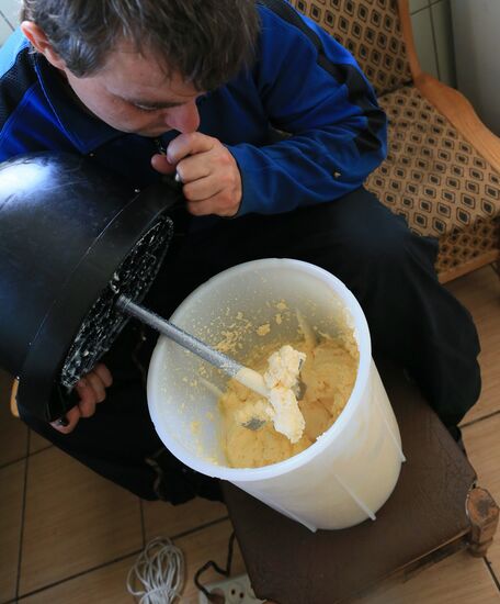 Making cheese in a nunnery in the Kaliningrad Region
