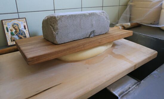 Making cheese in a nunnery in the Kaliningrad Region