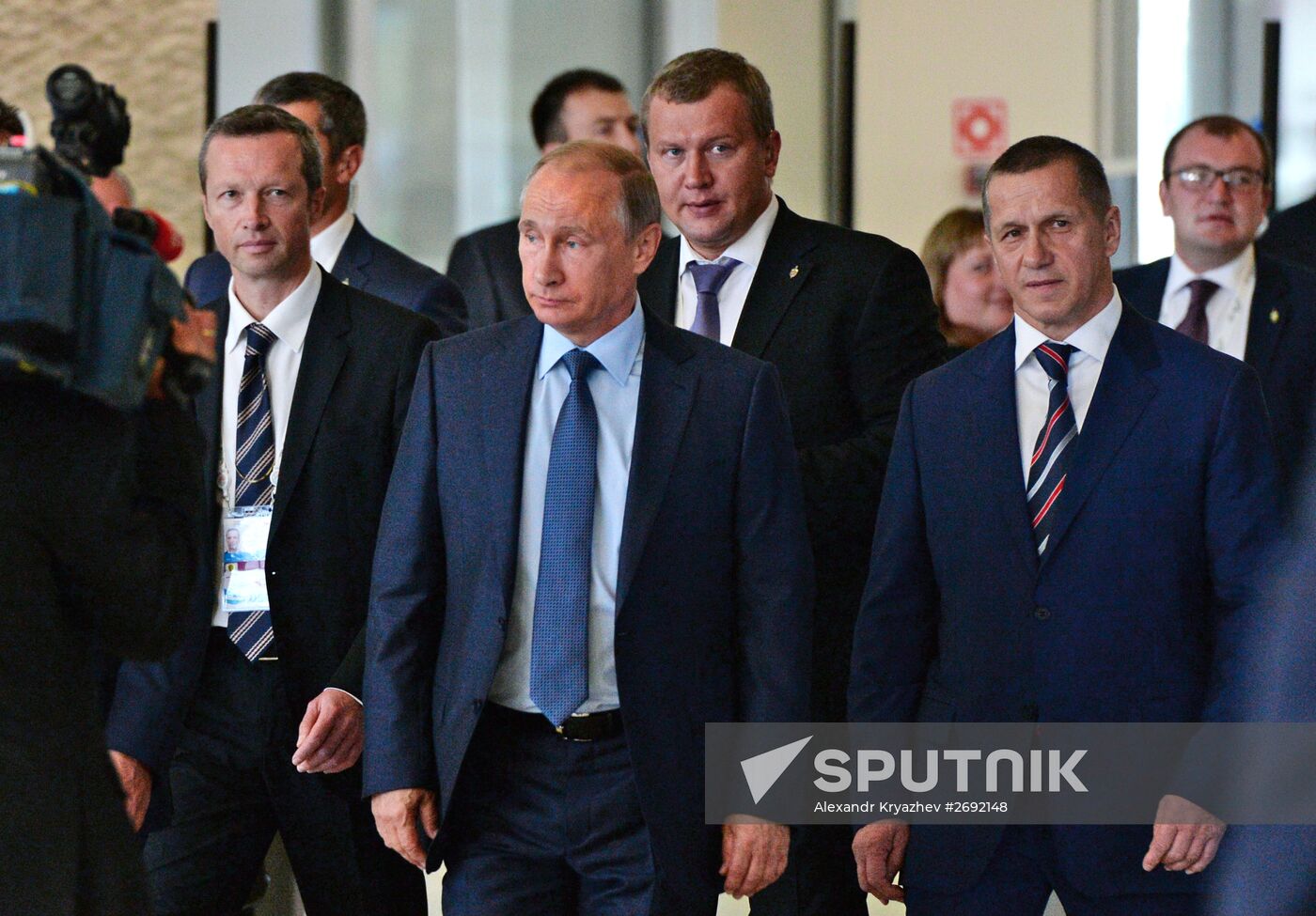 Russian President Vladimir Putin attends first Eastern Economic Forum