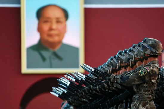 Military parade in Beijing to mark the end of WWII