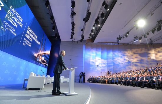 Russian President Vladimir Putin attends first Eastern Economic Forum