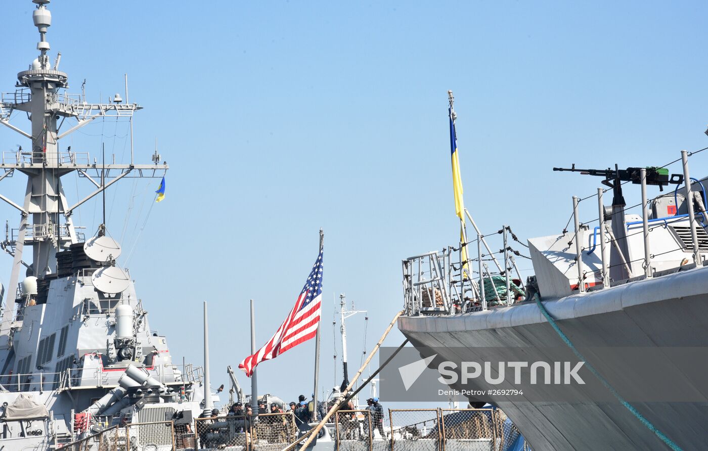 Ukraine, USA hold Sea Breeze 2015 naval drill