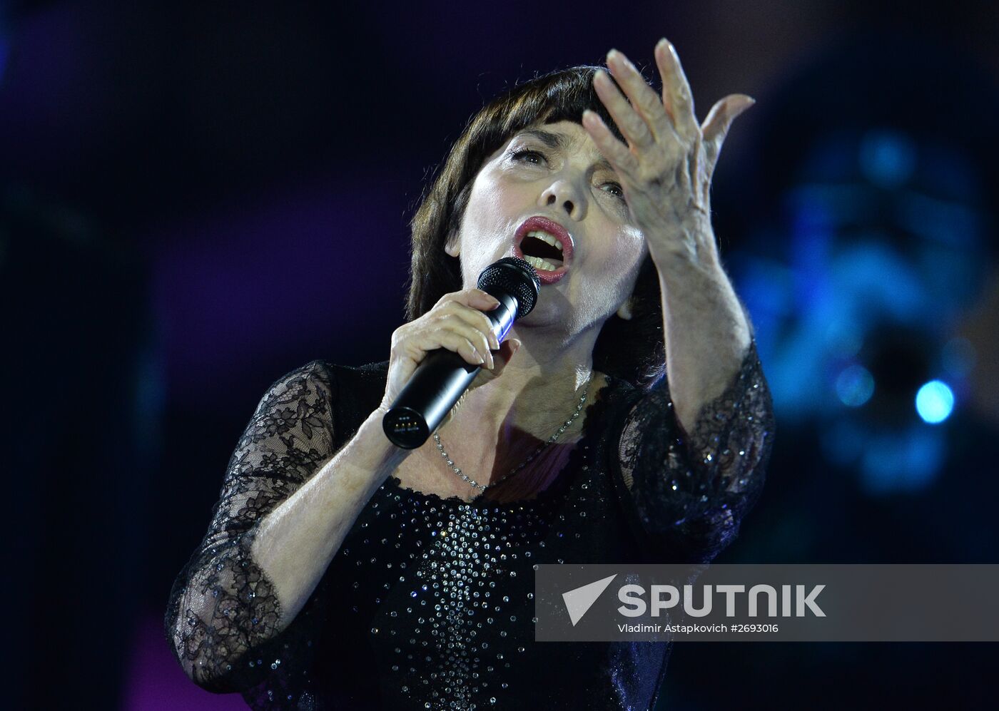 Dress rehearsal of Savior Tower Festival opening ceremony