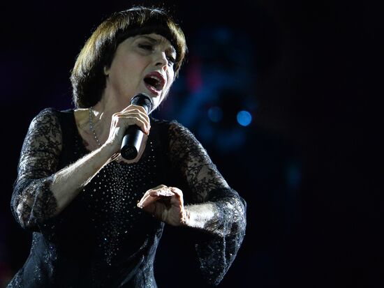 Dress rehearsal of Savior Tower Festival opening ceremony