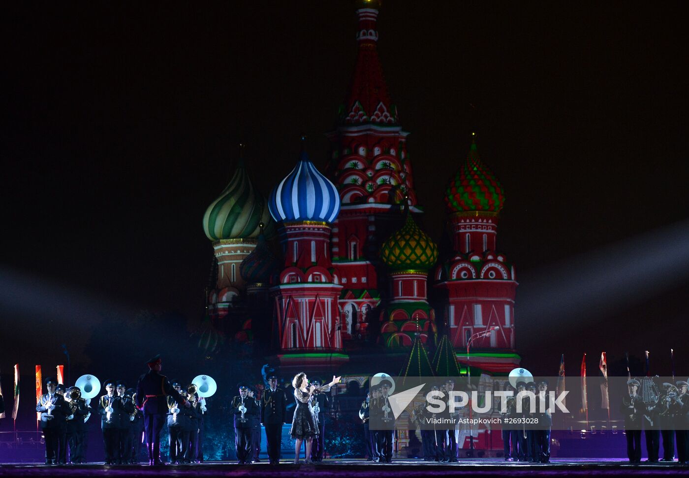 Final rehearsal of Spasskaya Tower festival's opening ceremony