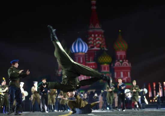 Final rehearsal of Spasskaya Tower festival's opening ceremony