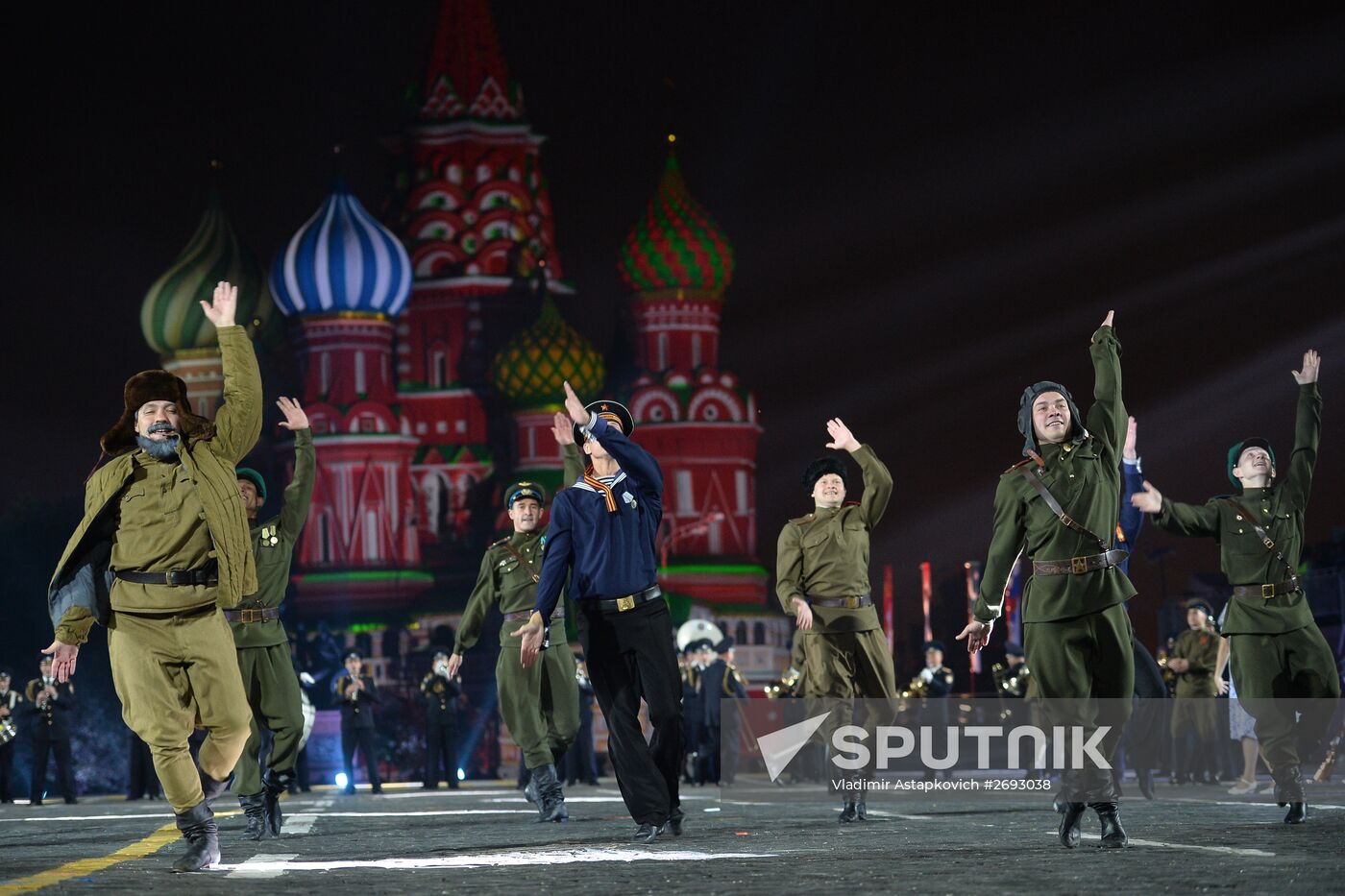 Final rehearsal of Spasskaya Tower festival's opening ceremony