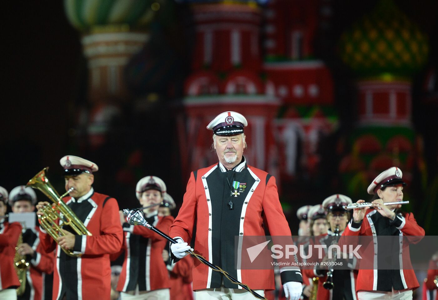 Final rehearsal of Spasskaya Tower festival's opening ceremony