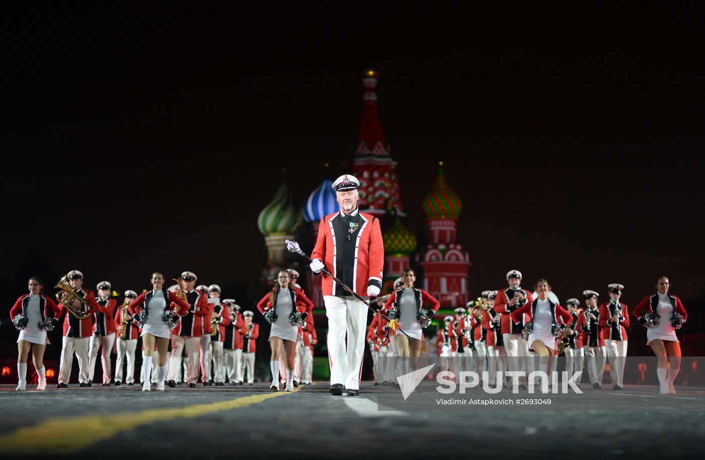 Final rehearsal of Spasskaya Tower festival's opening ceremony